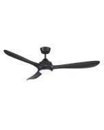 JUNO 56'' DC CEILING FAN 4 STEP COLOUR CHANGING BLACK