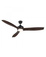 MERCATOR LORA 60" DC CEILING FAN WITH TRI-COLOUR 18W LED LIGHT