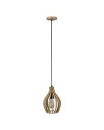 FELIX TIMBER PENDANT 240V E27 TIMBER  22765