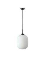 FLAUNT GLASS PENDANT 240V E27 BLACK OPAL 22739