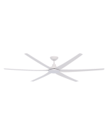 GLIDE 80 INCH DC 6 BLADE CEILING FAN WHITE  60156