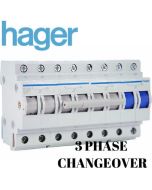 HAGER SF463 | CHANGEOVER SWITCH 4 POLE 63 AMP