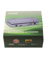 KVM Extender USB IR 4K HDMI over Ethernet up to 120m emitter and receiver