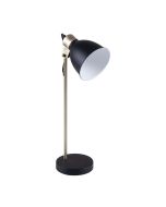 LEAH-DL DESK LAMP 1XE14 240V BLACK 22536