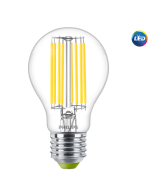 MASTER Ultra Efficient LED bulb
MAS LEDBulbND4-60W E27 840 A60 CL G EELA
Order code: 929003066802
Full product code: 871951442079300