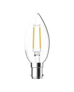 LED FILAMENT C35 CLR 4.2W CANDLE DIM / B15 2700K 65922