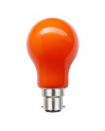 3 Watt Orange GLS LED Light Bulb (B22) - 20708
