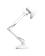 Medium Equipoise Task Lamp White 100W LSA-WH Superlux