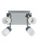 LED Four Pan Spotlight Chrome 6W LSLB-P4-CH Superlux