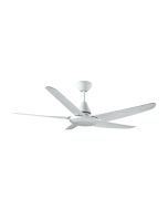 MARIAH - 52"/1320mm ABS 5 Blade Ceiling Fan - White - Indoor/Covered Outdoor MAR1305WH Ventair
