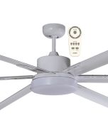 Albatross 72″ DC Ceiling Fan With 24W LED Light and Remote White MAFML5WR Martec