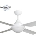 Imperial 48″ 4 Blade Ceiling Fan with 15W CCT LED Light White Martec MIF1243W