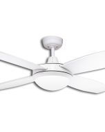DLS1044W, Lifestyle Mini 42" Fan, 4 Blade Ceiling Fan with Light 2 x E27, Energy-Efficient Ceiling Fan