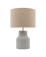 MOBY TABLE LAMP TIMBER CONCRETE MG4061