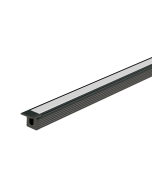 MICRO RECESSED PROFILE PER METER BLACK 21957