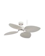 MKDC1243W Kingston DC 1260mm 3 ABS Blade WIFI Remote Control Ceiling Fan with Variable Dim 24w CCT LED Light White