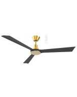 Riviera DC 1320mm 3 ABS Blade WIFI & Remote Control Ceiling Fan In Antique Bronze/Charcoal