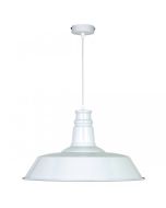 Large Industry Pendant White 60W MS9450-WH Superlux