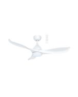 Scorpion DC 1066mm 3 ABS Blade WIFI & Remote Control Ceiling Fan with Variable Dim 20w CCT LED Light In White
