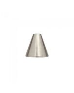 Tapered Metal Shade Satin Chrome 50W MST-SC Superlux