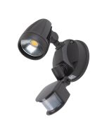 Muro 15 Watt Single Head LED Spotlight with Sensor Dark Grey / Tri Colour - 25057	
