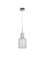 HOLBECK.17 CLEAR GLASS PENDANT - OL69291/17CL