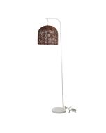 Lamp JESS F/L WHITE w/ POPPA SHADE OL81414