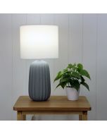BENJY.25 COMPLETE TABLE LAMP GREY - OL90111GY