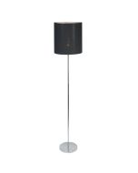 ZOLA FLOOR LAMP CHROME / BLACK SHADE - OL90121BK