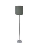 ZOLA FLOOR LAMP CHROME / GREY SHADE - OL90121GY