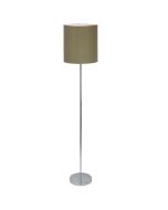 ZOLA FLOOR LAMP CHROME / TAUPE SHADE - OL90121TP