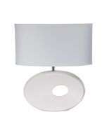 LOUISE COMPLETE TABLE LAMP WHITE OL90153WH