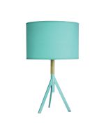 MICKY Teal Retro Metal Table Lamp with Shade - OL93151GN