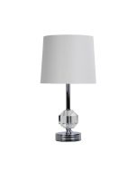 MAYA.2 Crystal and chrome complete table lamp - OL93472