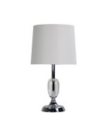 MAYA.3 Crystal and chrome complete table lamp - OL93473