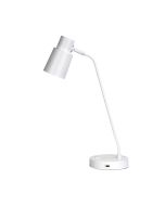 RIK DESK LAMP White Table lamp with USB socket - OL93911WH
