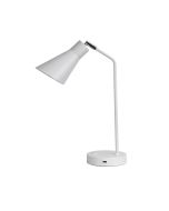 THOR DESK LAMP WITH USB WHITE - OL93931WH