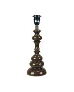 BRAE TABLE LAMP BASE ONLY GLOSS COFFEE - OL97981CO