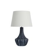 PALAMOS Table Lamp in Rubbed Steel Blue - OL98855