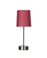 LANCET TOUCH LAMP w/ BLUSH SHADE ON-OFF - OL99467PK