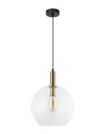PATERA Glass with Extended Bronze Highlight Pendant Lights PATERA1