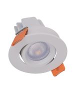Pocket 3W LED Tiltable Miniature Downlight White / White - 21194	