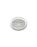 GYRO 200 - 240mm Cut-out - Round Plastic Grille - Ball bearing motor- Plug and Cable included - 3 year warranty - White PTBX200 Ventair