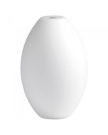 Oval Glass Shade White 60W Q981 Superlux