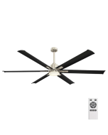 Rhino 2.1m DC Ceiling Fan With LED Light And Remote- FC479210BCFLWL