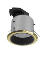 Reflector Downlight with Baffle Gold, Black 100W SD125-GDBL Superlux