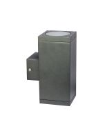 KUBE TWIN Graphite SG Quality Outdoor Wall Light - SG71202GP