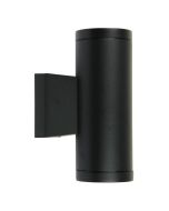 METRO TWIN Black SG Quality Outdoor Wall Light in Black - SG71302BK