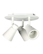  ZOOM 3 LIGHT ROUND White LED Ready GU10 Spotlight - SG75056WH