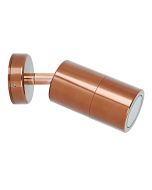 Shadow 240V GU10 Single Adjustable Wall Pillar Light Copper - 49044	